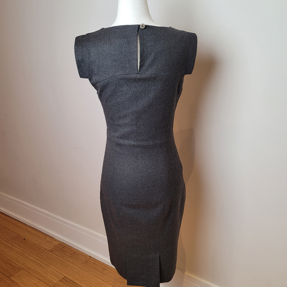 Ted Baker MIDI Dress Size 1 Gray - Picture 2 of 16